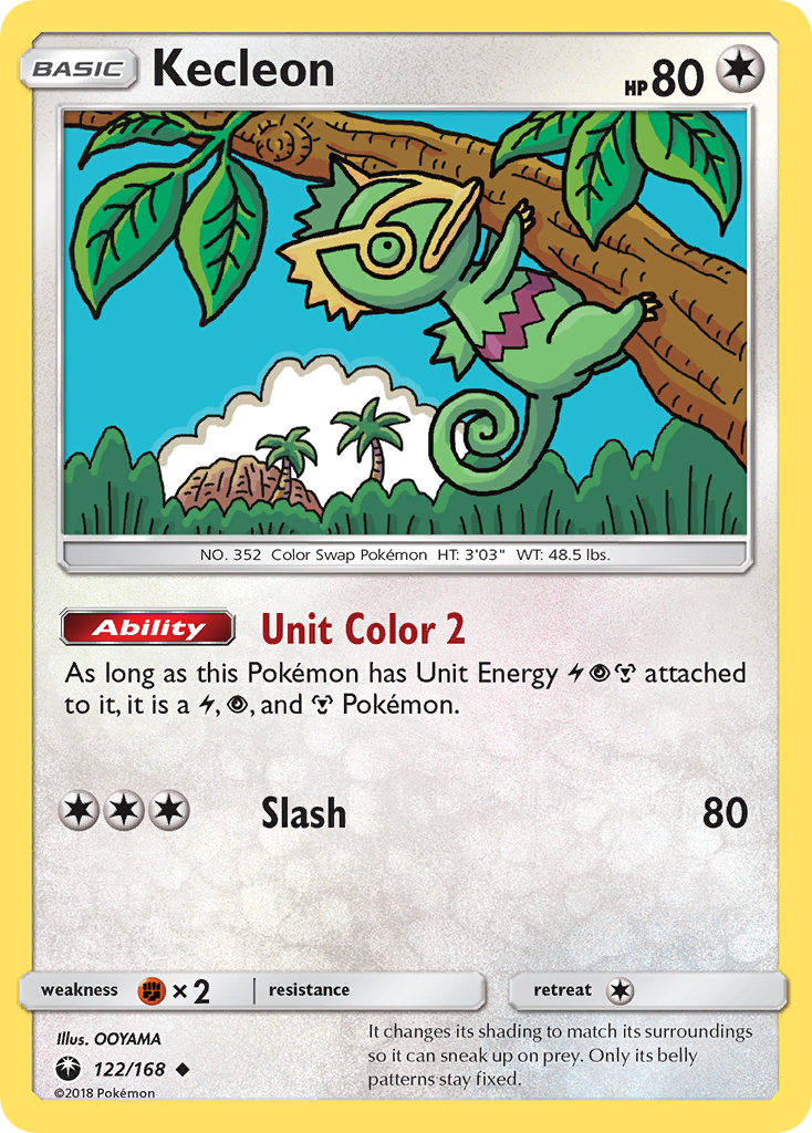 Kecleon – Celestial Storm 122/168 Pokémon card