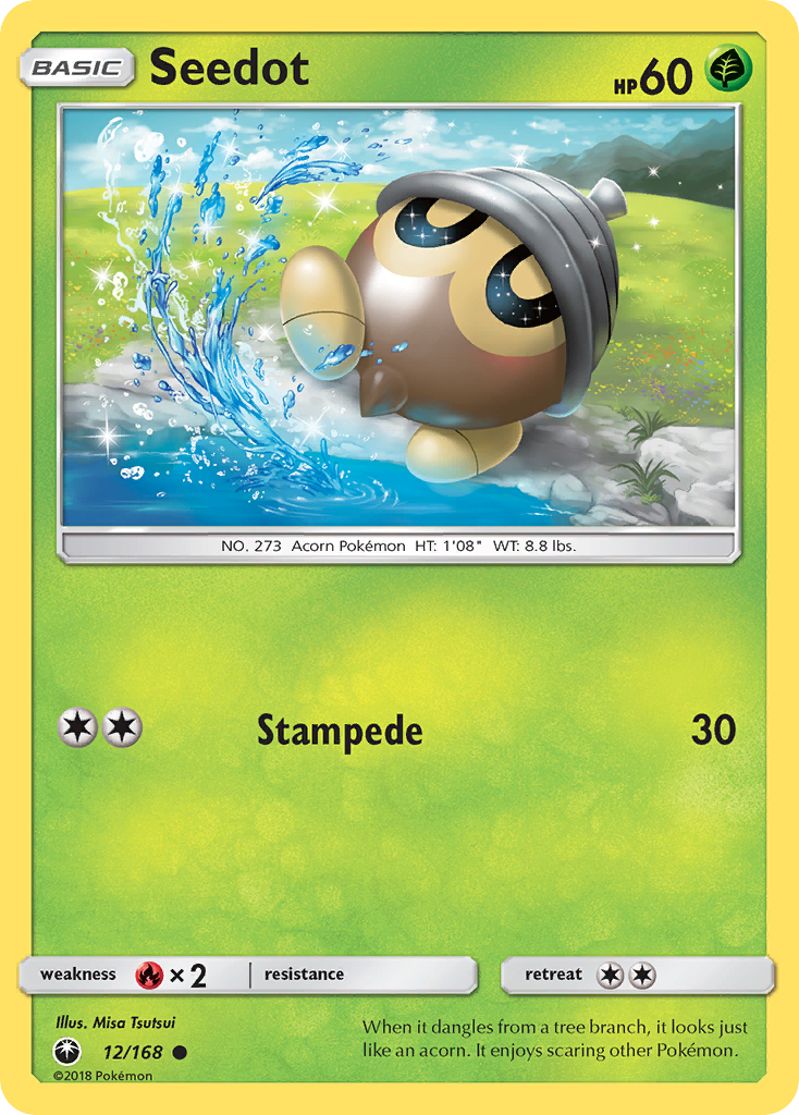 Seedot – Celestial Storm 12/168 Pokémon card