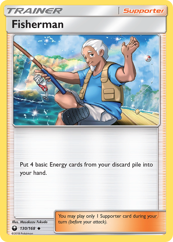 Fisherman – Celestial Storm 130/168 Pokémon card
