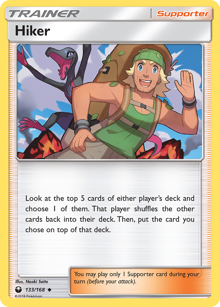Hiker – Celestial Storm 133/168 Pokémon card