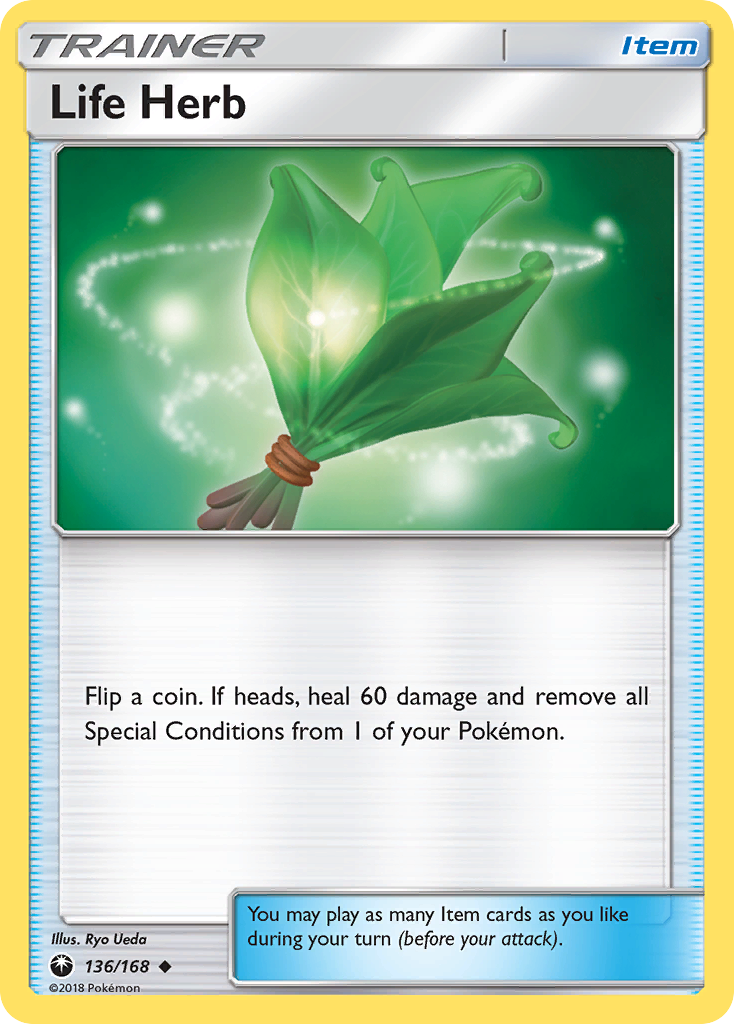 Life Herb – Celestial Storm 136/168 Pokémon card