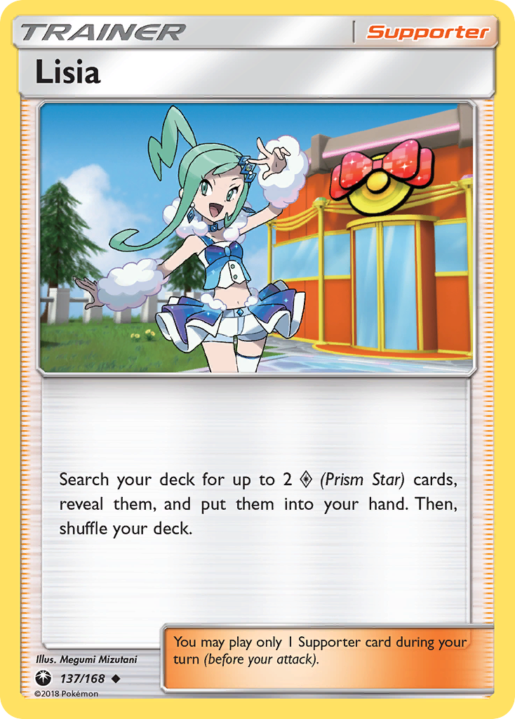 Lisia – Celestial Storm 137/168 Pokémon card