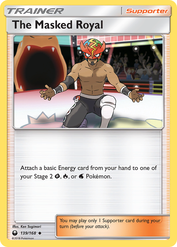 The Masked Royal – Celestial Storm 139/168 Pokémon card