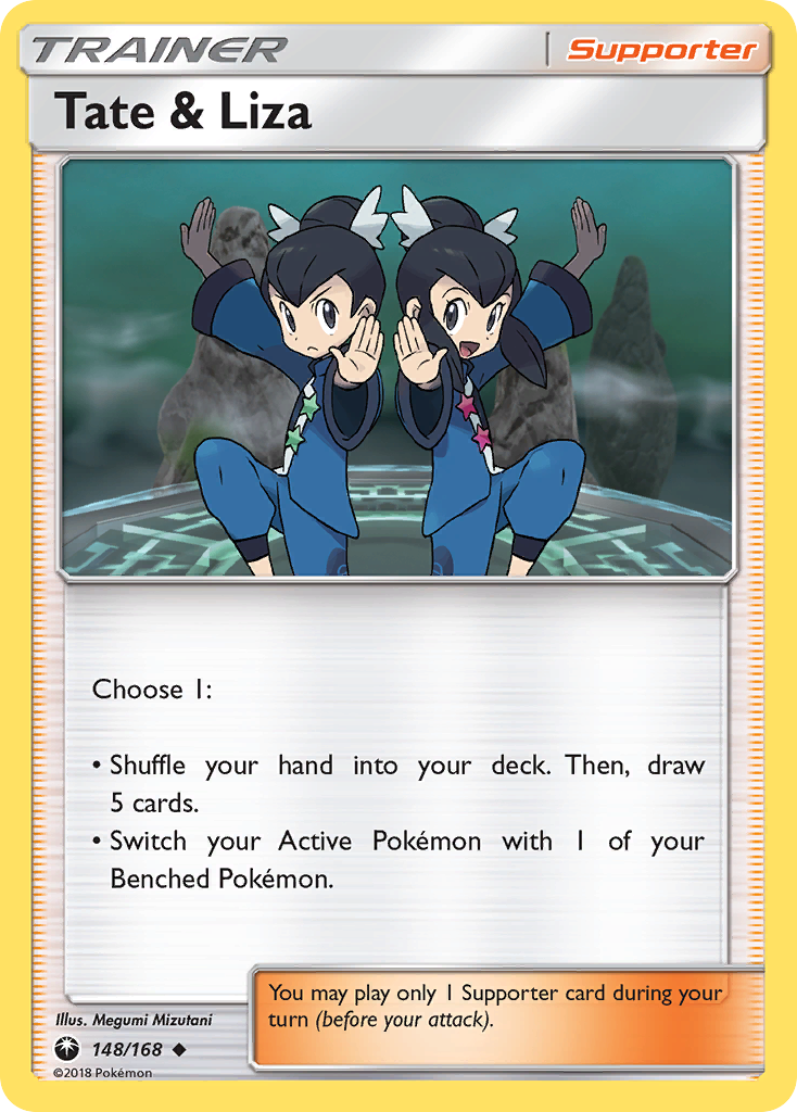 Tate & Liza – Celestial Storm 148/168 Pokémon card