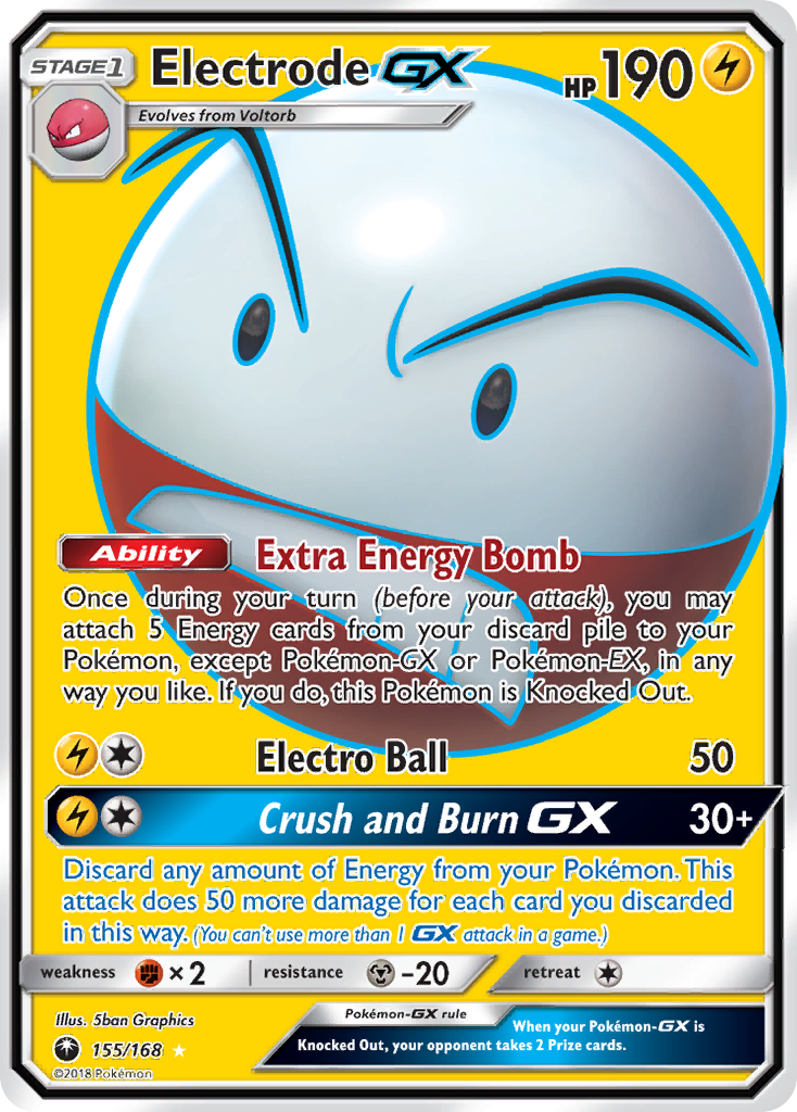 Electrode-GX – Celestial Storm 155/168 Pokémon card