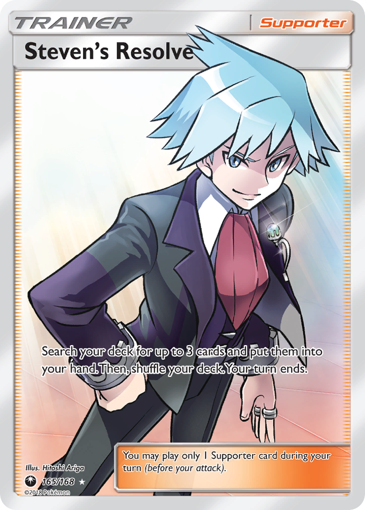 Steven's Resolve – Celestial Storm 165/168 Pokémon card