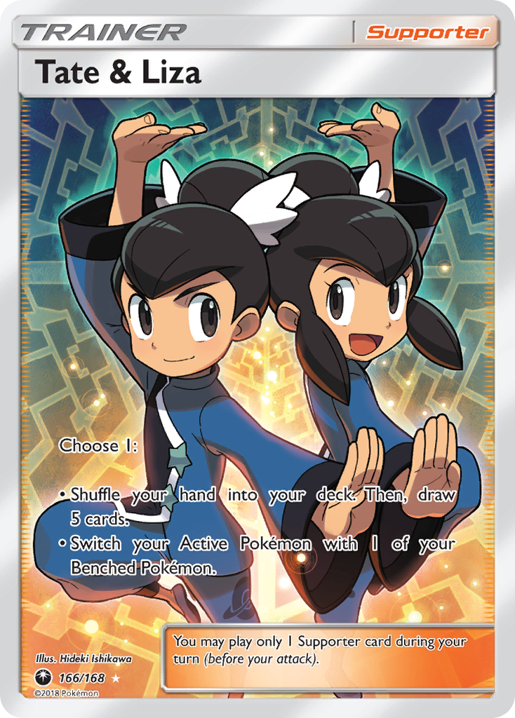 Tate & Liza – Celestial Storm 166/168 Pokémon card