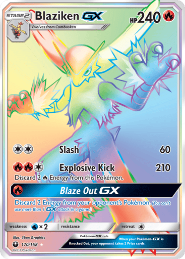 Blaziken-GX - Celestial Storm 170