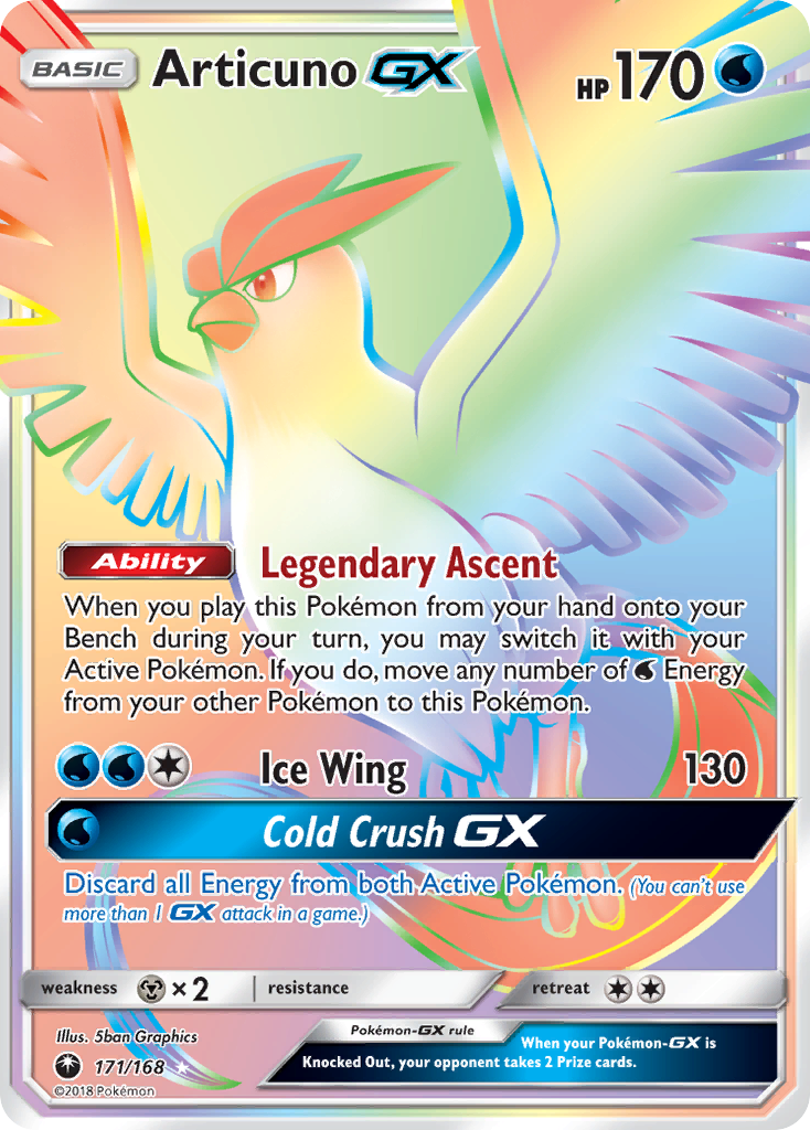 Articuno-GX – Celestial Storm 171/168 Pokémon card