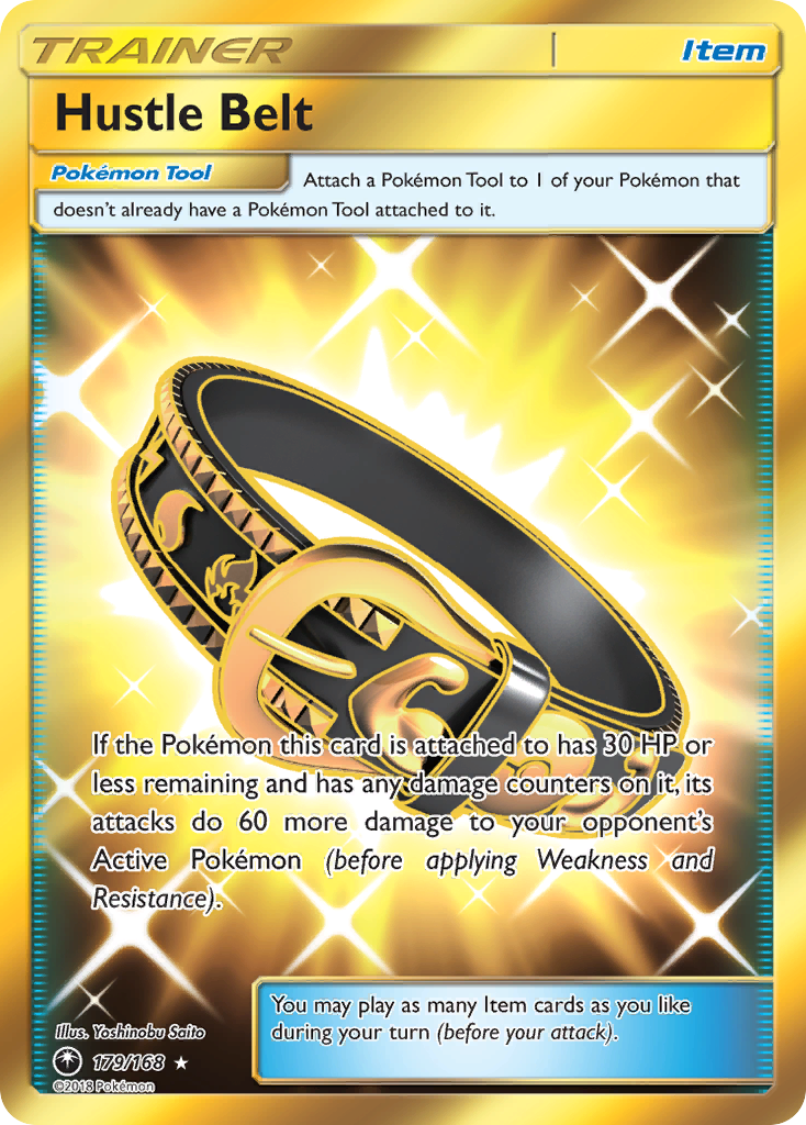 Hustle Belt – Celestial Storm 179/168 Pokémon card
