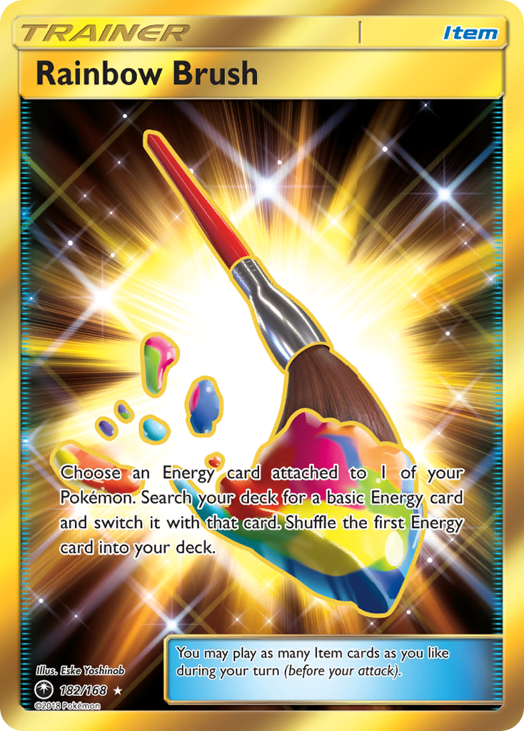 Rainbow Brush – Celestial Storm 182/168 Pokémon card