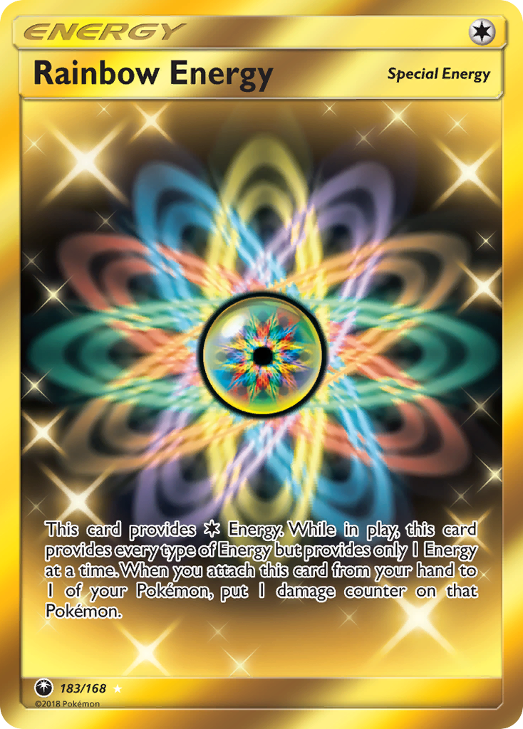 Rainbow Energy – Celestial Storm 183/168 Pokémon card
