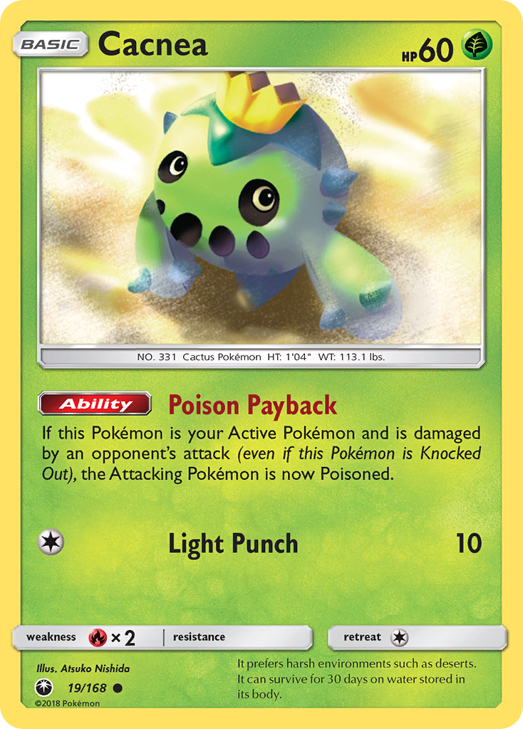 Cacnea – Celestial Storm 19/168 Pokémon card