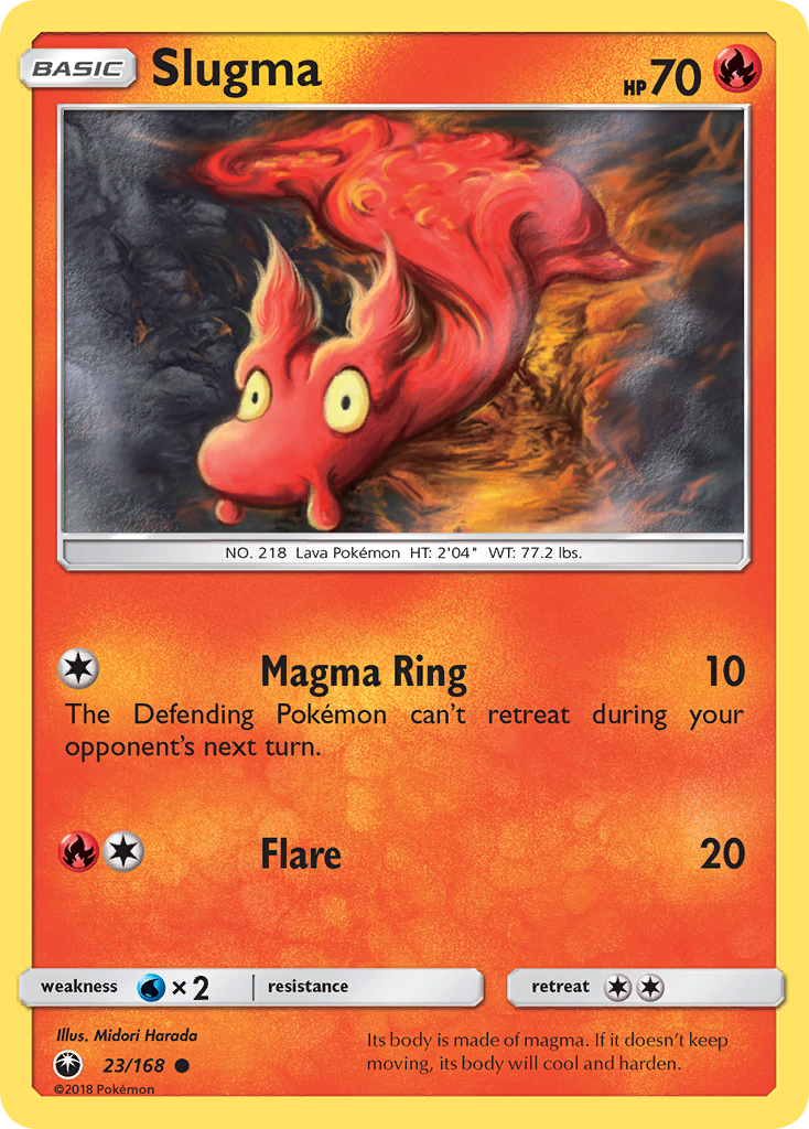 Slugma – Celestial Storm 23/168 Pokémon card