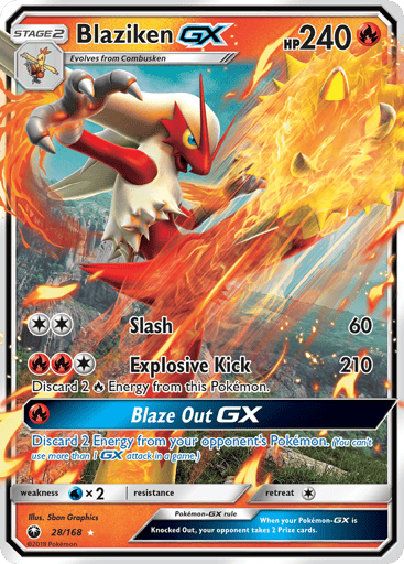 Blaziken-GX - Celestial Storm 28