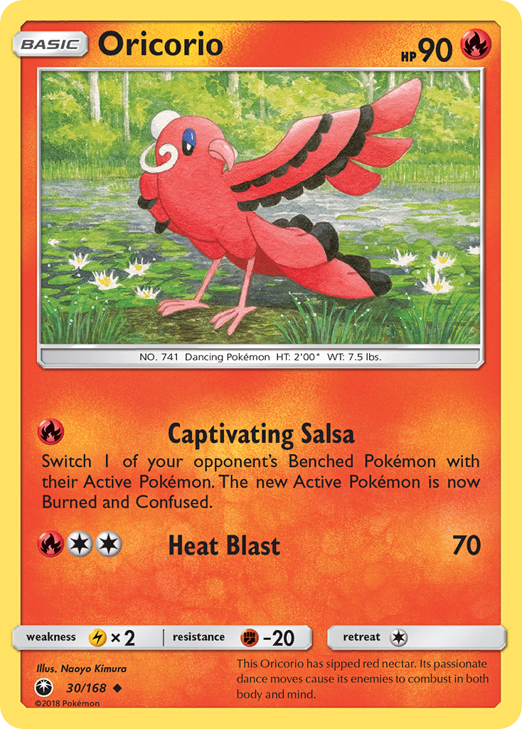 Oricorio – Celestial Storm 30/168 Pokémon card