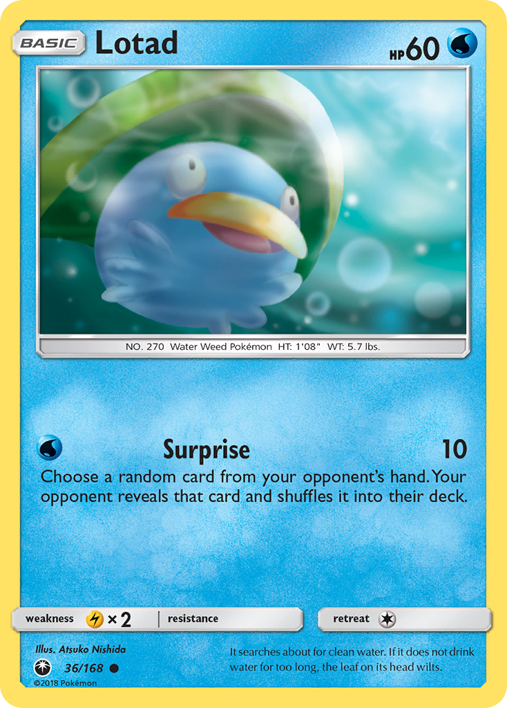 Lotad – Celestial Storm 36/168 Pokémon card