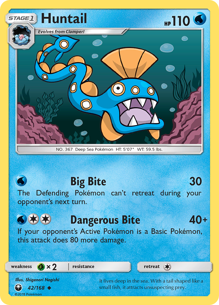 Huntail – Celestial Storm 42/168 Pokémon card