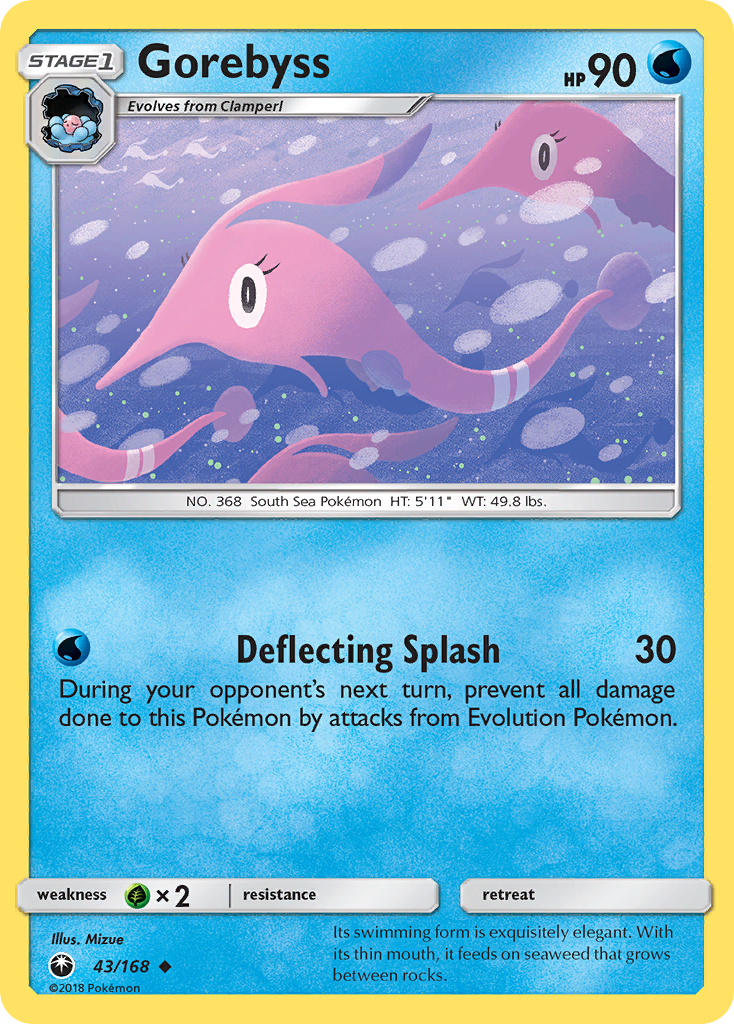 Gorebyss – Celestial Storm 43/168 Pokémon card
