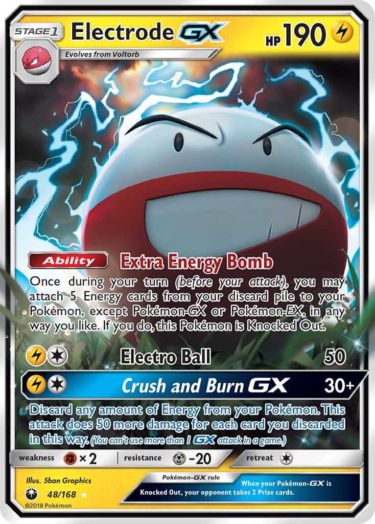 Electrode-GX – Celestial Storm 48/168 Pokémon card
