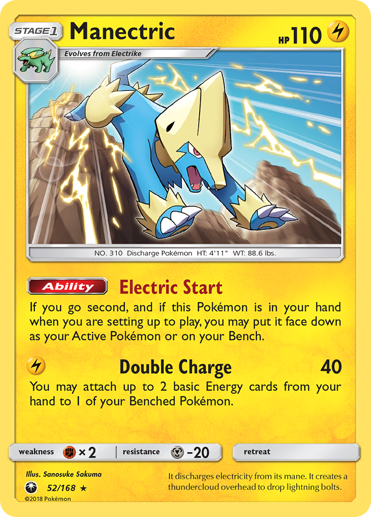Manectric – Celestial Storm 52/168 Pokémon card