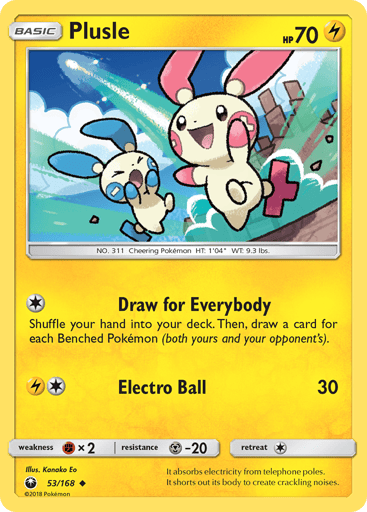 Plusle - Celestial Storm 53