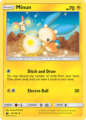 Minun - Celestial Storm 54