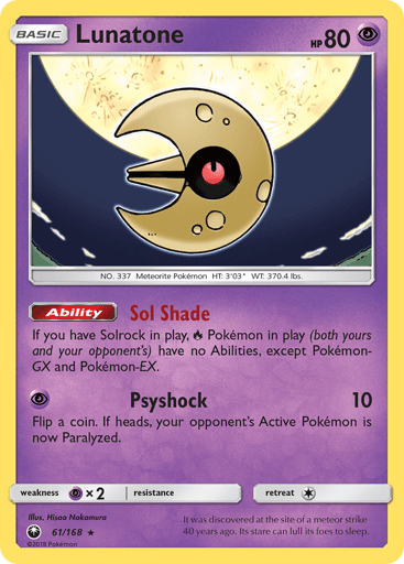 Lunatone - Celestial Storm 61