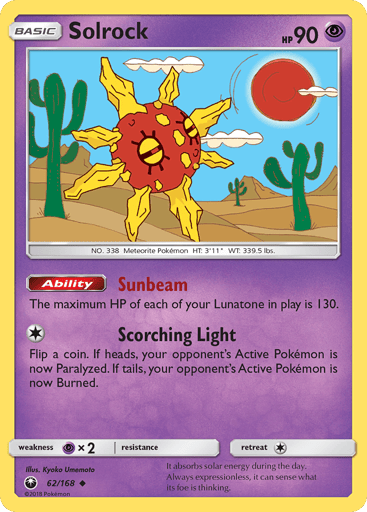 Solrock - Celestial Storm 62