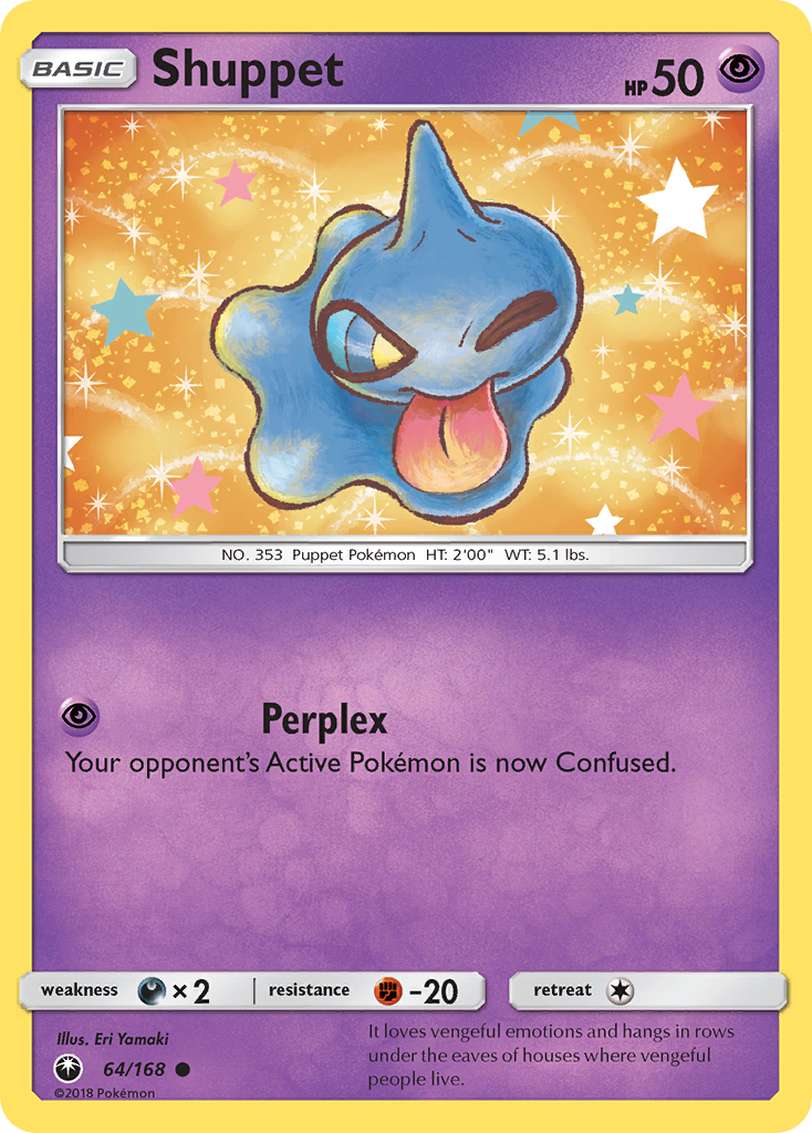 Shuppet – Celestial Storm 64/168 Pokémon card