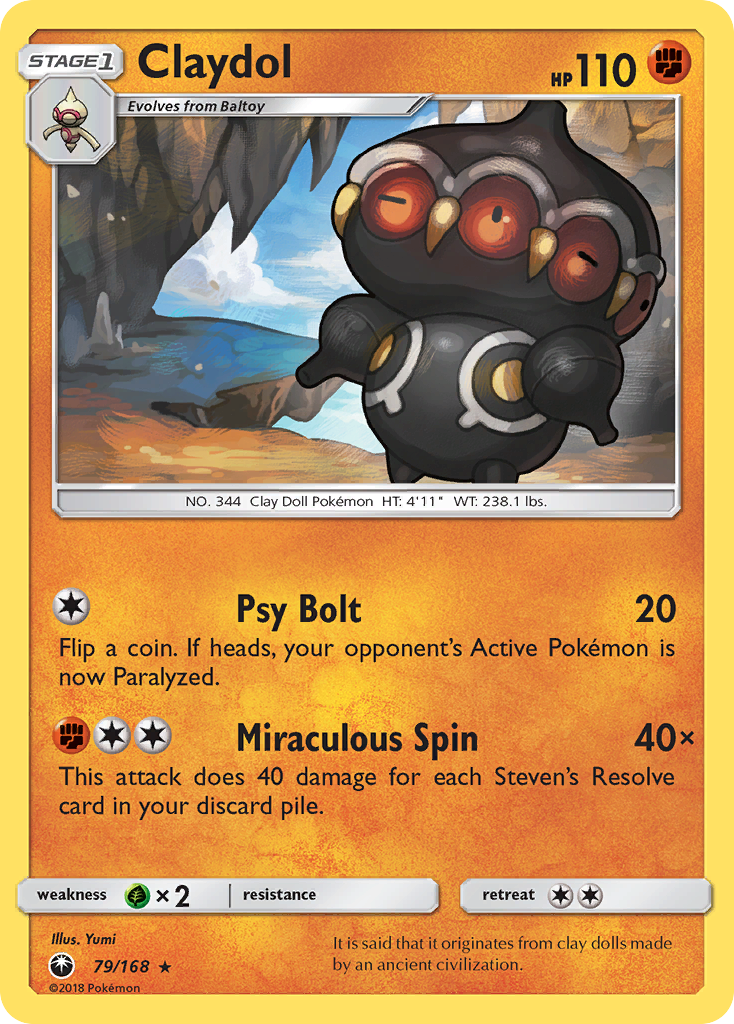 Claydol – Celestial Storm 79/168 Pokémon card