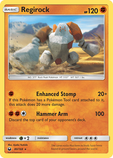 Regirock - Celestial Storm 80