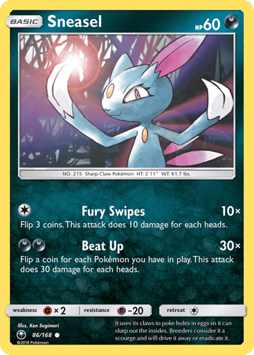 Sneasel - Celestial Storm 86