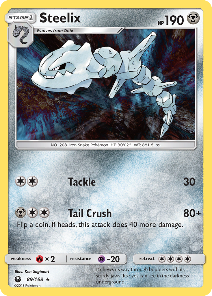 Steelix – Celestial Storm 89/168 Pokémon card