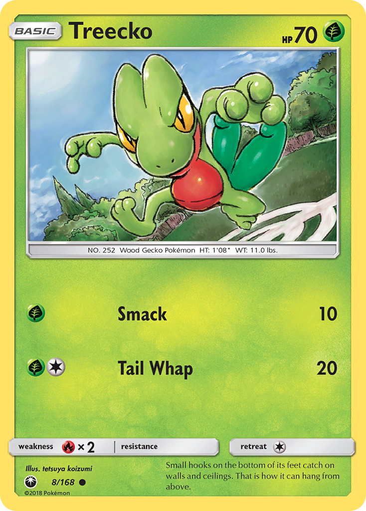 Treecko – Celestial Storm 8/168 Pokémon card