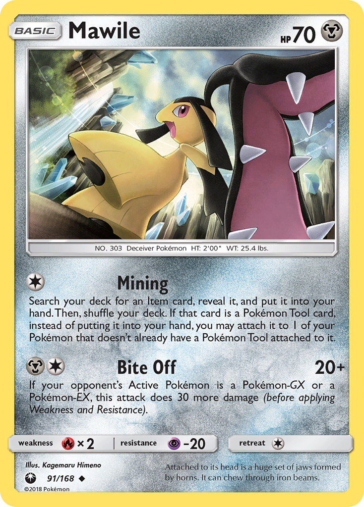 Mawile – Celestial Storm 91/168 Pokémon card