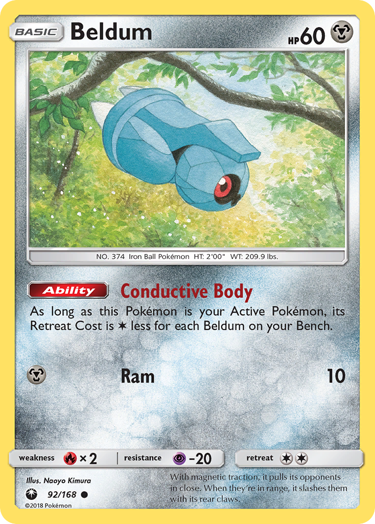 Beldum – Celestial Storm 92/168 Pokémon card