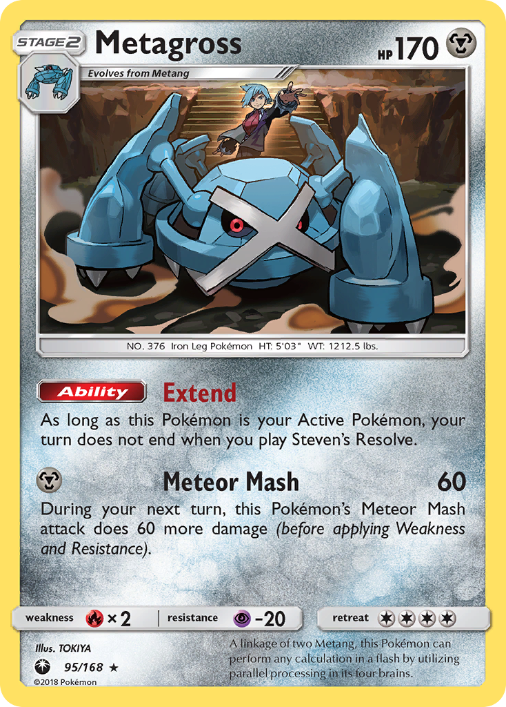 Metagross – Celestial Storm 95/168 Pokémon card