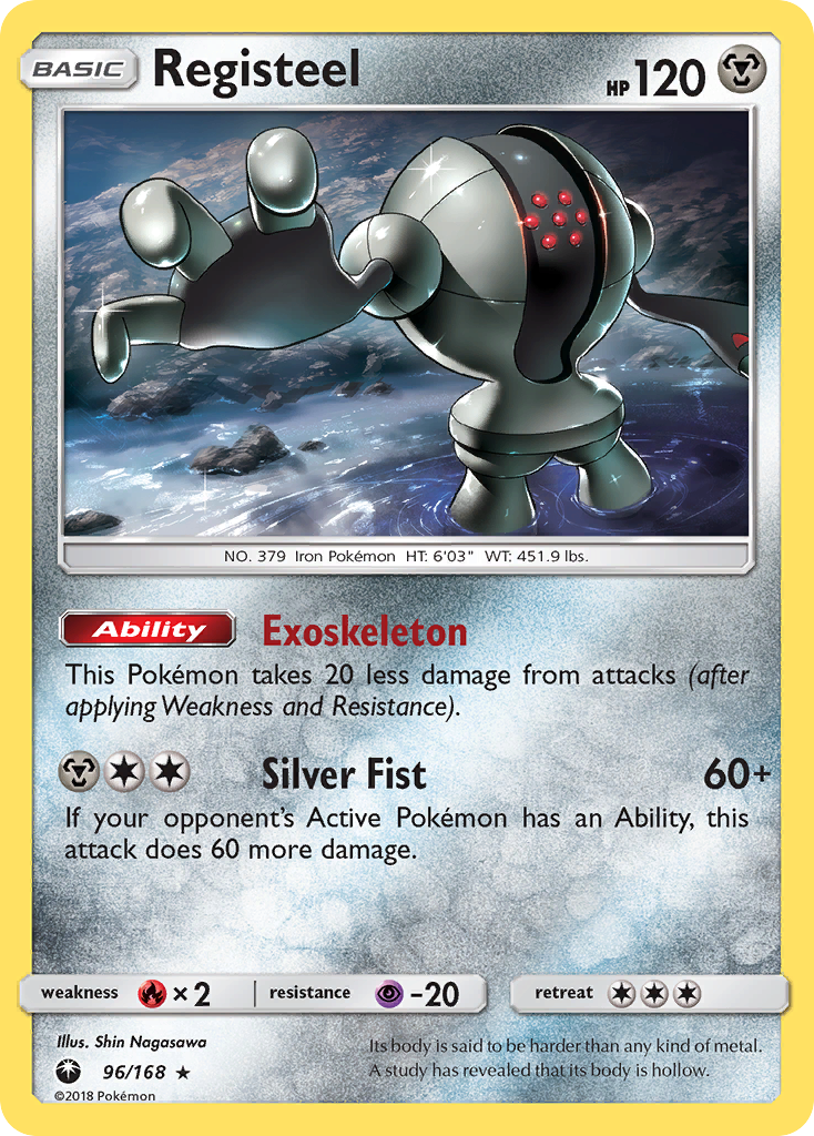 Registeel – Celestial Storm 96/168 Pokémon card