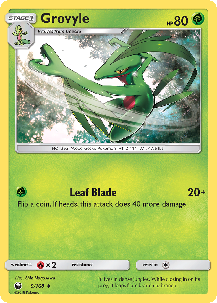 Grovyle – Celestial Storm 9/168 Pokémon card