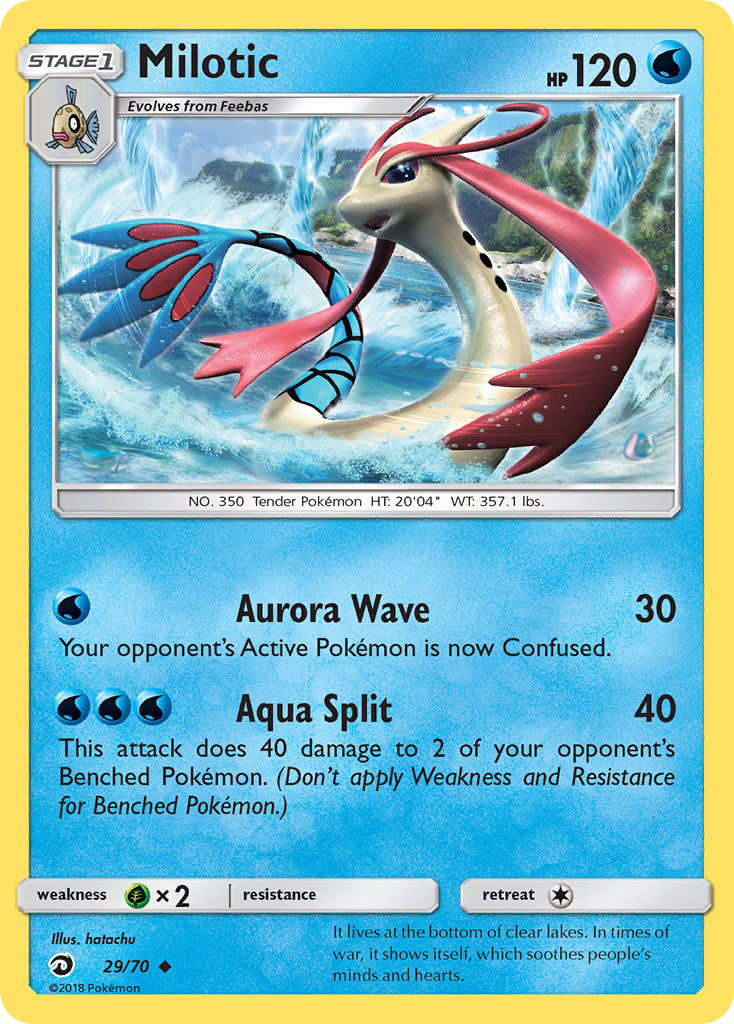 Milotic – Dragon Majesty 29/70 Pokémon card