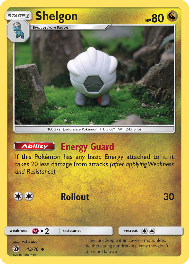 Shelgon – Dragon Majesty 43/70 Pokémon card