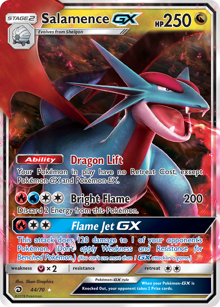 Salamence-GX – Dragon Majesty 44/70 Pokémon card