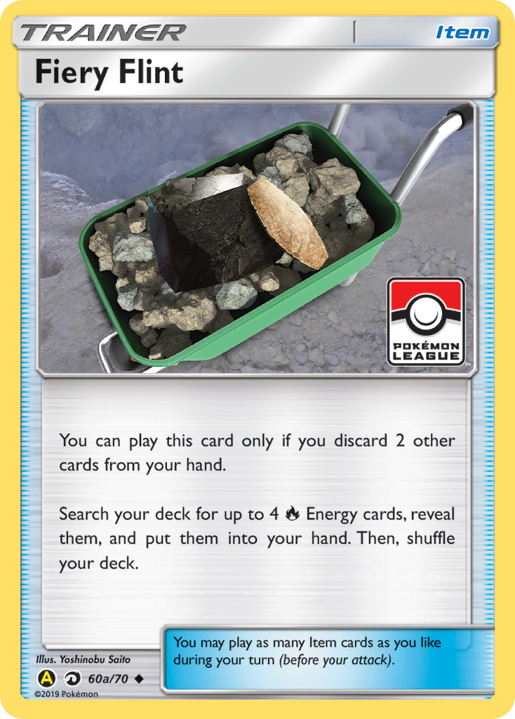Fiery Flint – Dragon Majesty 60a/70 Pokémon card