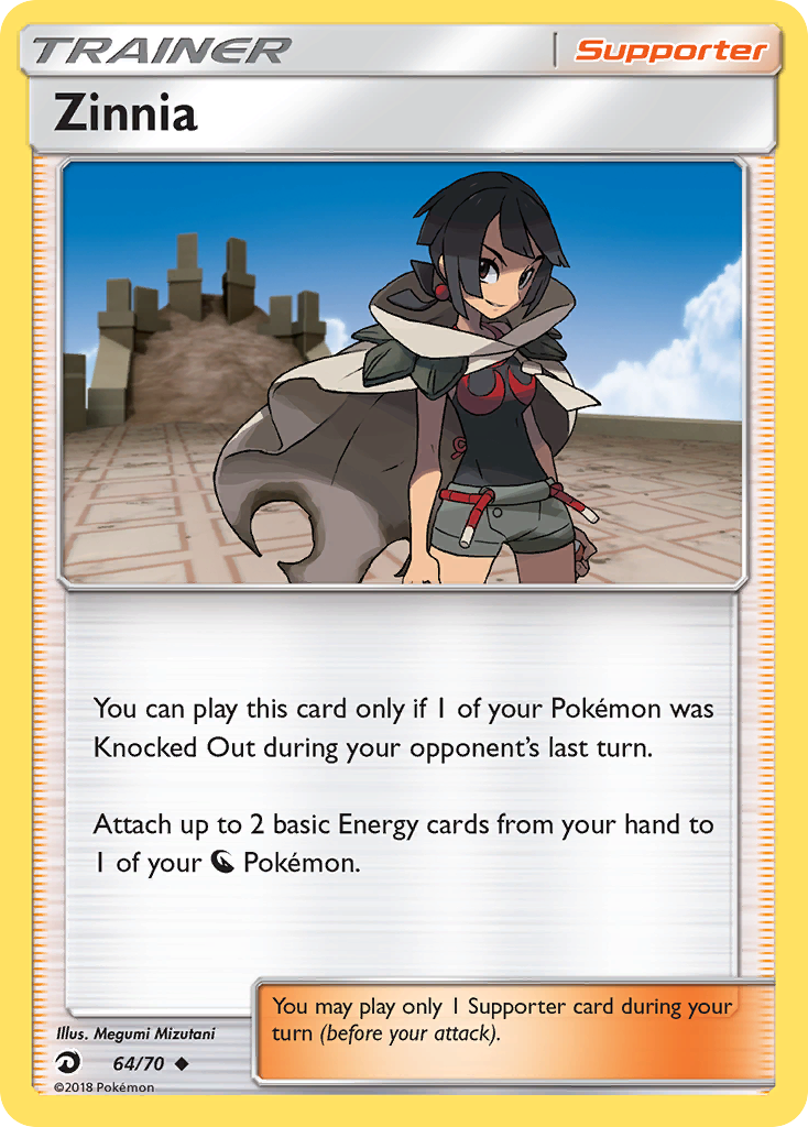 Zinnia – Dragon Majesty 64/70 Pokémon card