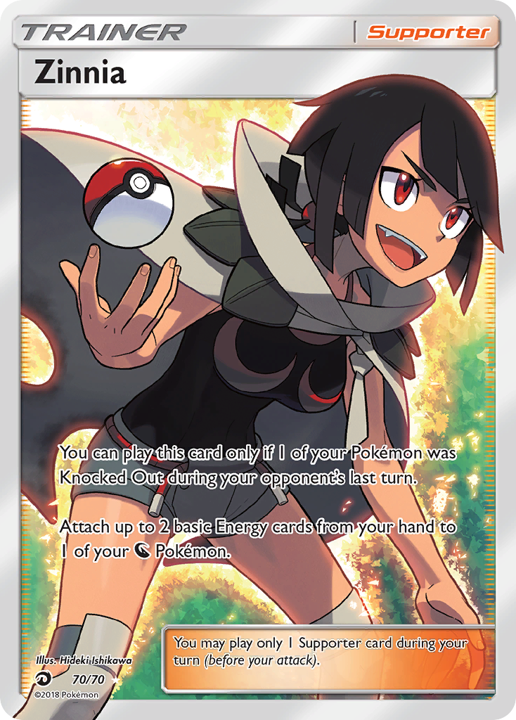 Zinnia – Dragon Majesty 70/70 Pokémon card