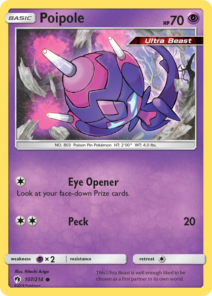 Poipole – Lost Thunder 107/214 Pokémon card