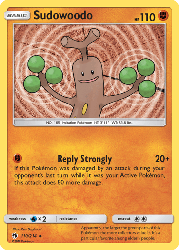 Sudowoodo - Lost Thunder 110