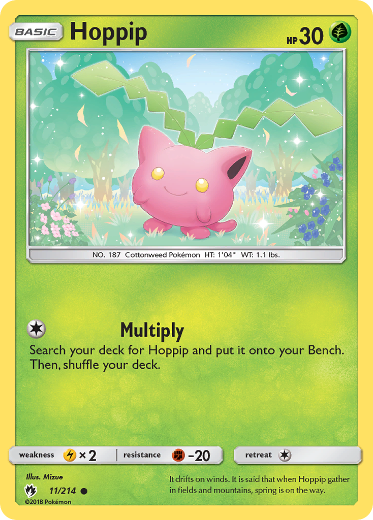 Hoppip – Lost Thunder 11/214 Pokémon card