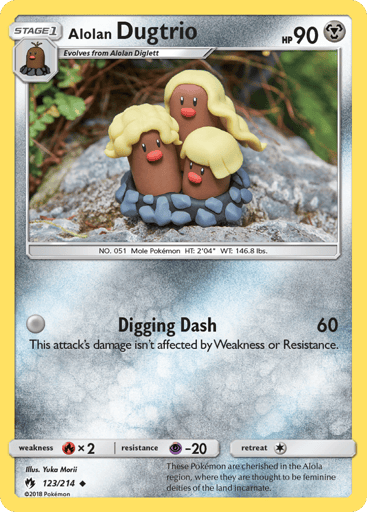 Alolan Dugtrio - Lost Thunder 123